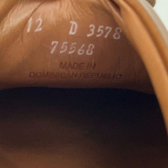 Allen Edmonds Mens 12 D Brown Leather Courtside Casual Low Top Sneakers 3578 main image 9